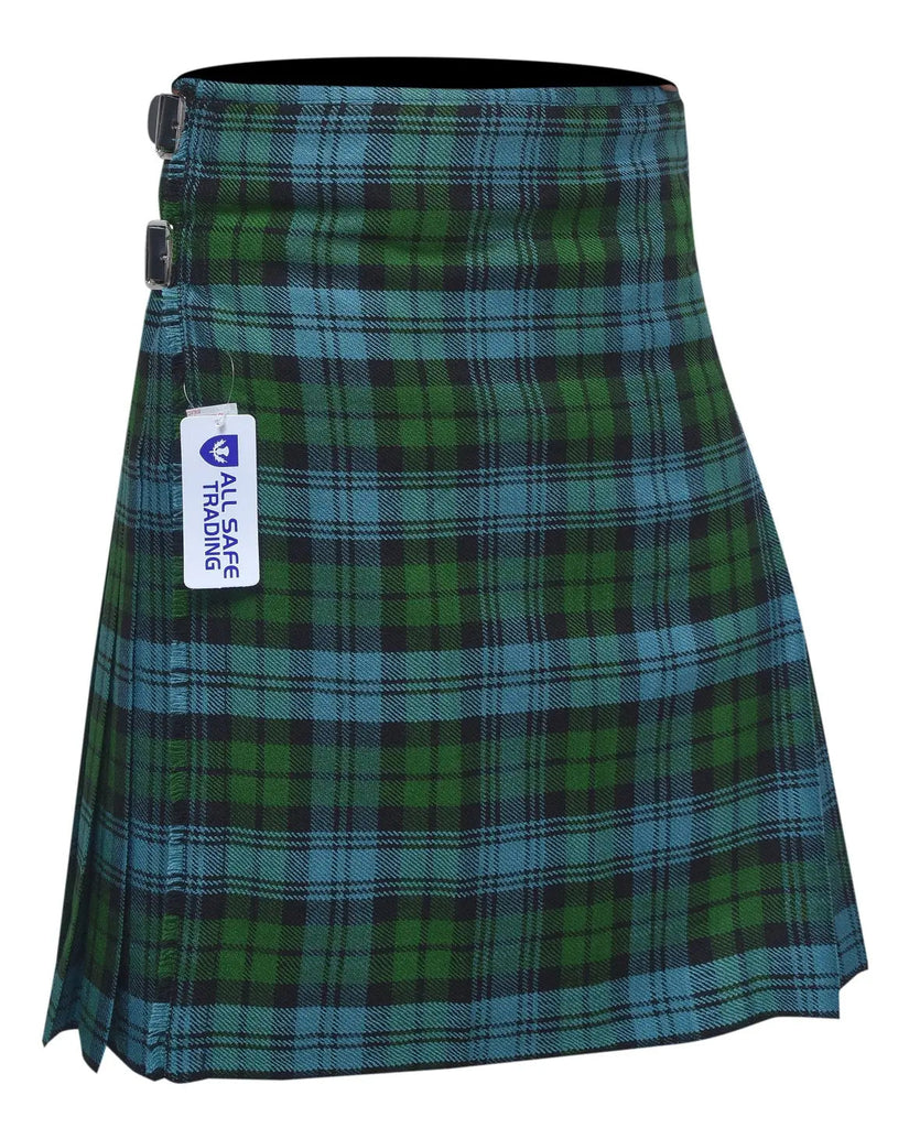 Men's 8 Yard Kilt for Men, Men's Deluxe Kilt, Scottish Tartan Kilt, Highland Wedding Kilt, Campbell Ancient Kilt All Safe International