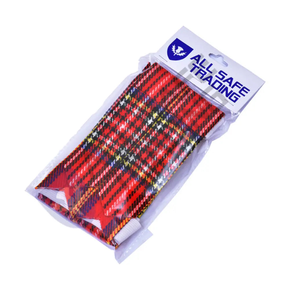 New Scottish Royal Stewart Tartan Kilt Flashes (Pair) All Safe International