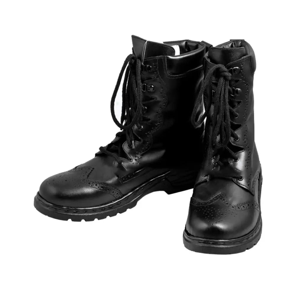 Scottish Black Leather Ghillie Boots Kilt Shoes UK Sizes 6-13 All Safe International