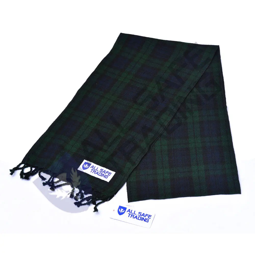 Scottish Women Tartan Sash Plaid - Black Watch All Safe International