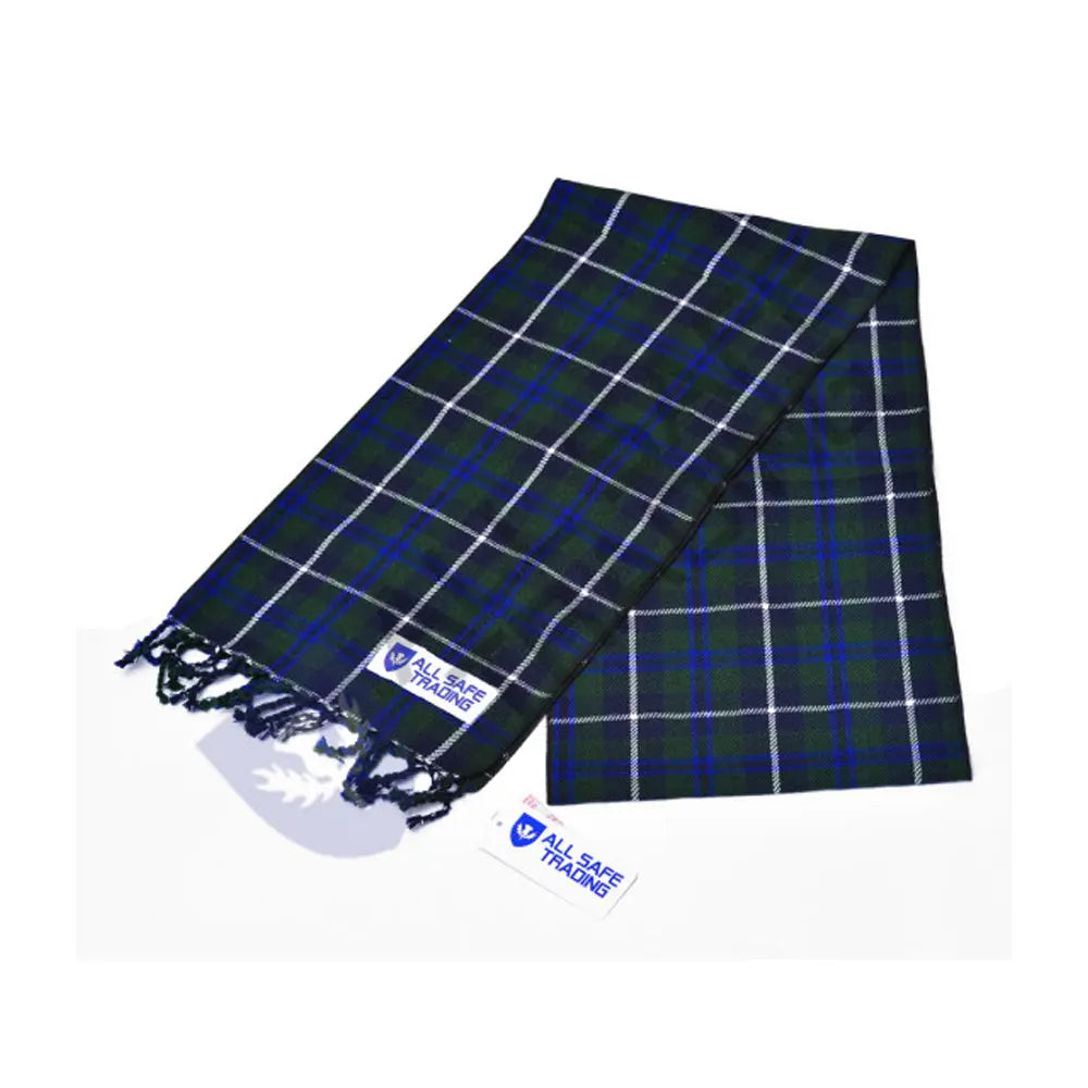 Scottish Women Tartan Sash Plaid - Blue Douglas All Safe International