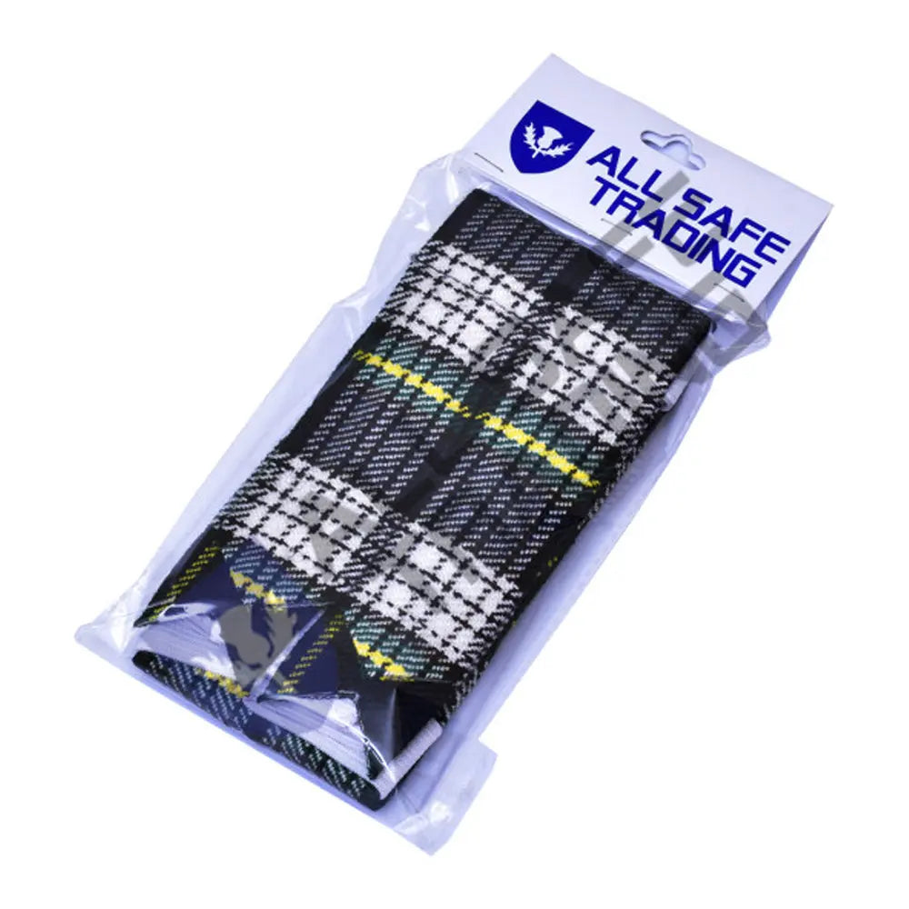 New Scottish Dress Gordon Tartan Kilt Flashes (Pair) All Safe International