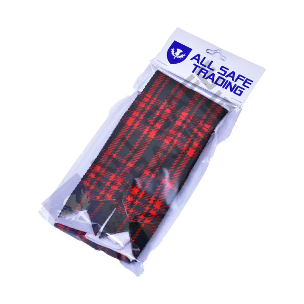 New Scottish Mcdonald Tartan Kilt Flashes (Pair) All Safe International