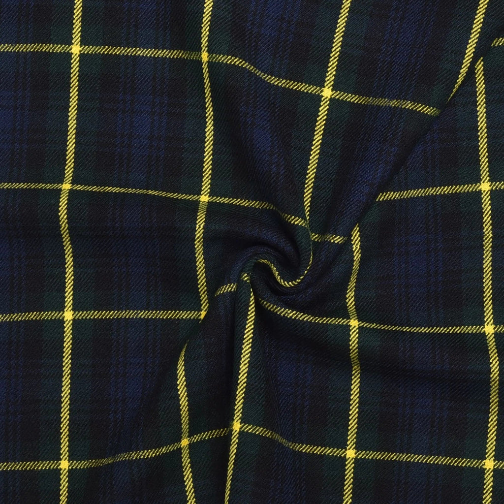Scottish 13oz Tartan Plaid Fabric By The Yard - Gordon Tartan All Safe International