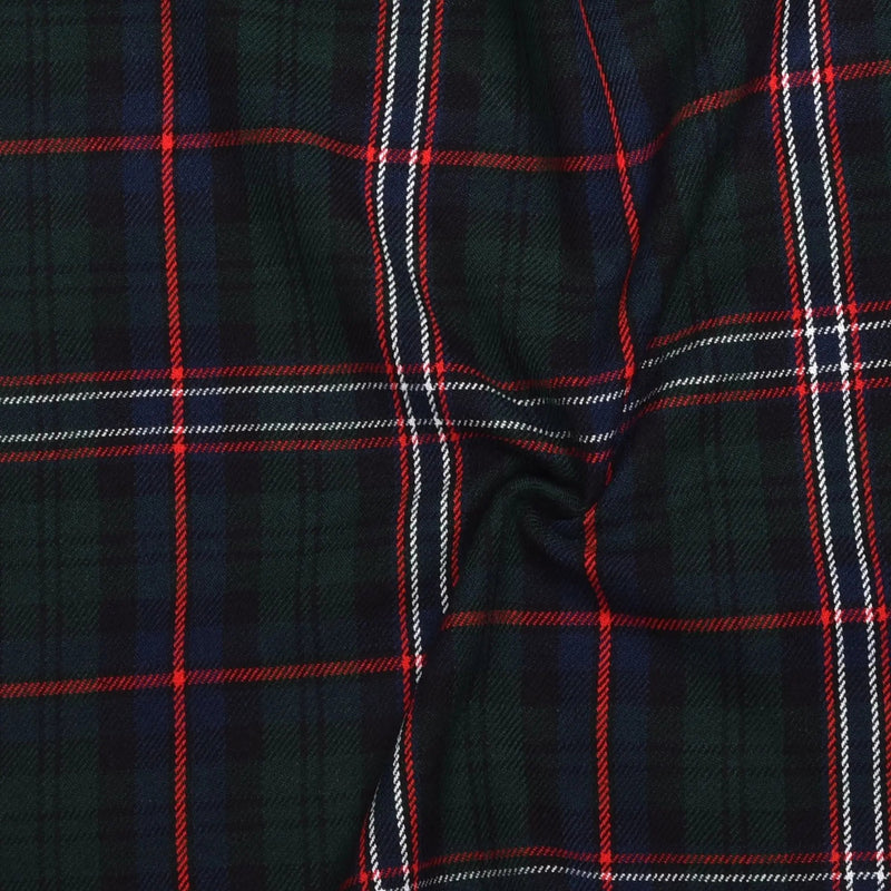 Scottish 13oz Tartan Plaid Fabric By The Yard - Scottish National Tartan All Safe International