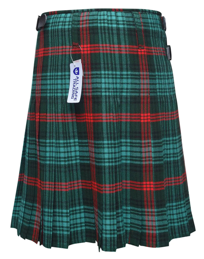 Men's 8 Yard Kilt for Men, Men's Deluxe Kilt, Scottish Tartan Kilt, Highland Wedding Kilt, Ross Hunting Kilt All Safe International