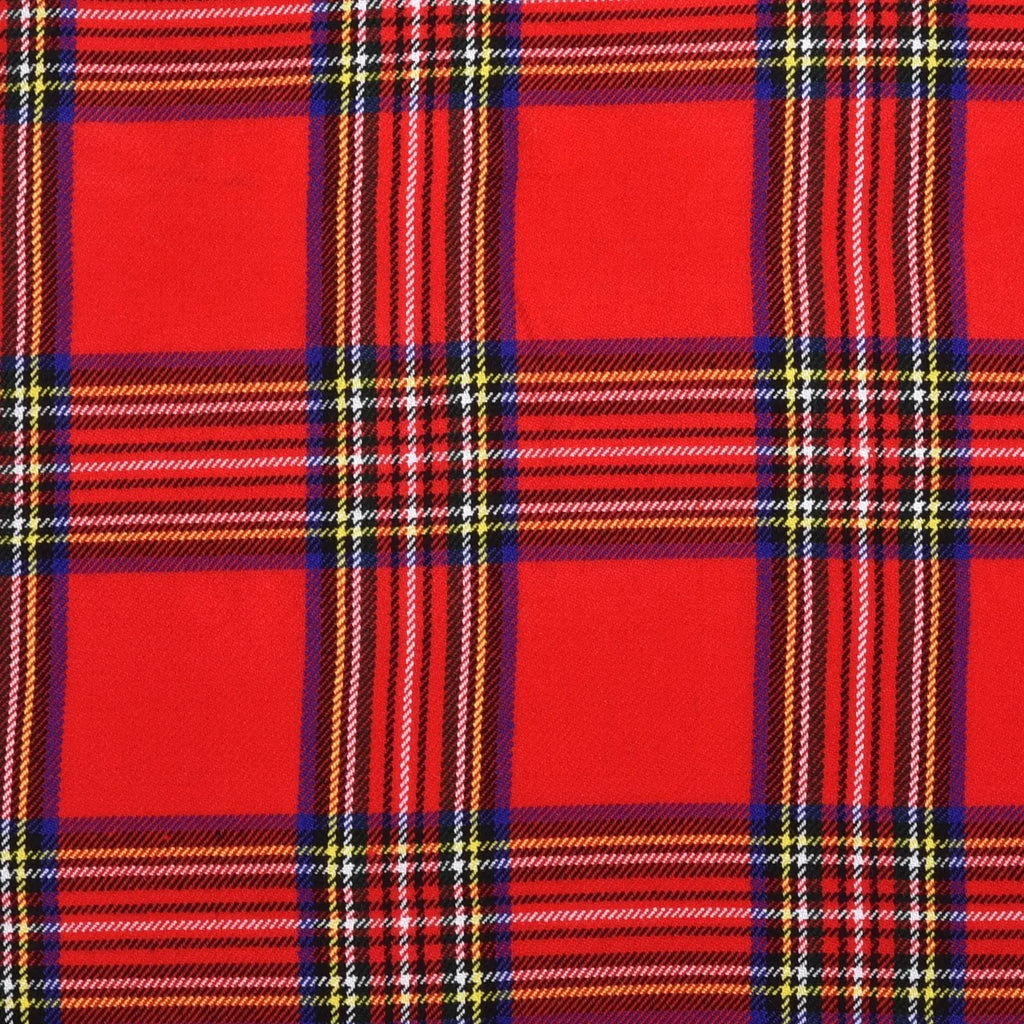 Scottish 13oz Tartan Plaid Fabric By The Yard - Royal Stewart Tartan All Safe International