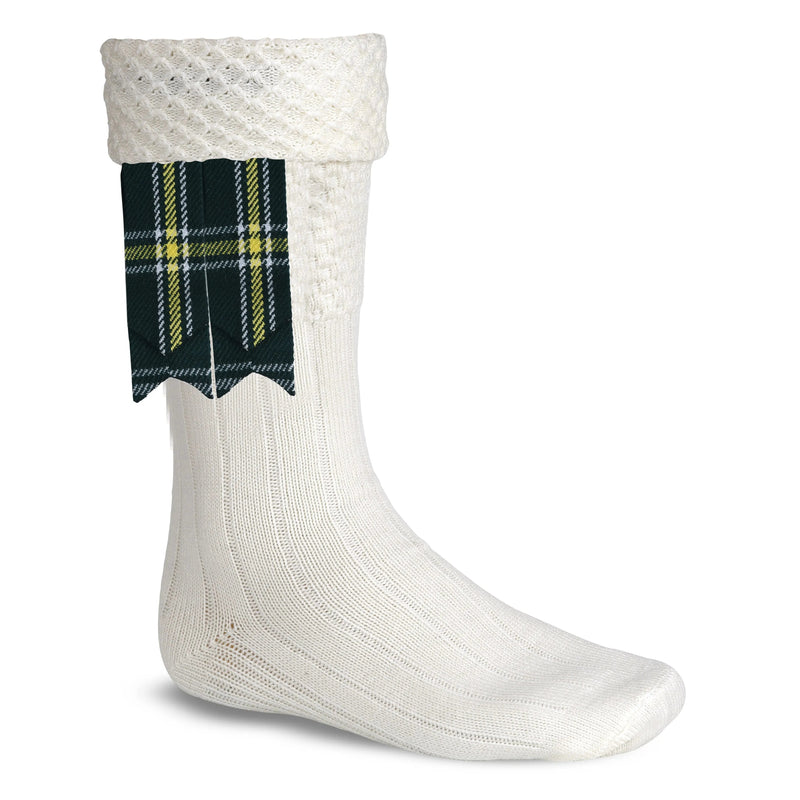 Scottish Tartan Kilt Flashes with Elastic Adjusters St Patrick All Safe International