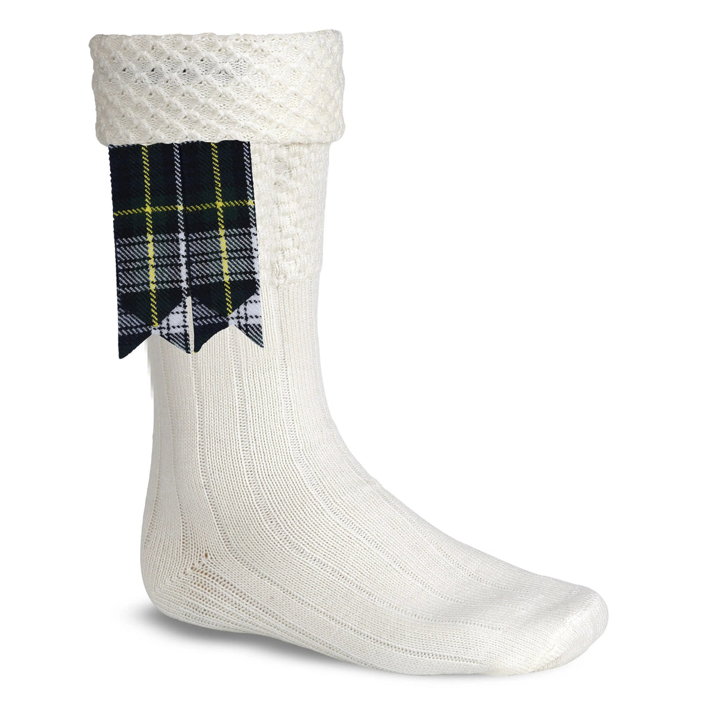 Scottish Tartan Kilt Flashes with Elastic Adjusters Dress Gordon All Safe International