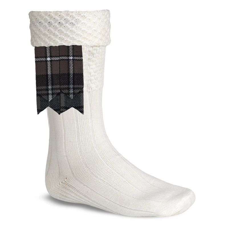 Scottish Tartan Kilt Flashes with Elastic Adjusters Mackenzie Weathered All Safe International