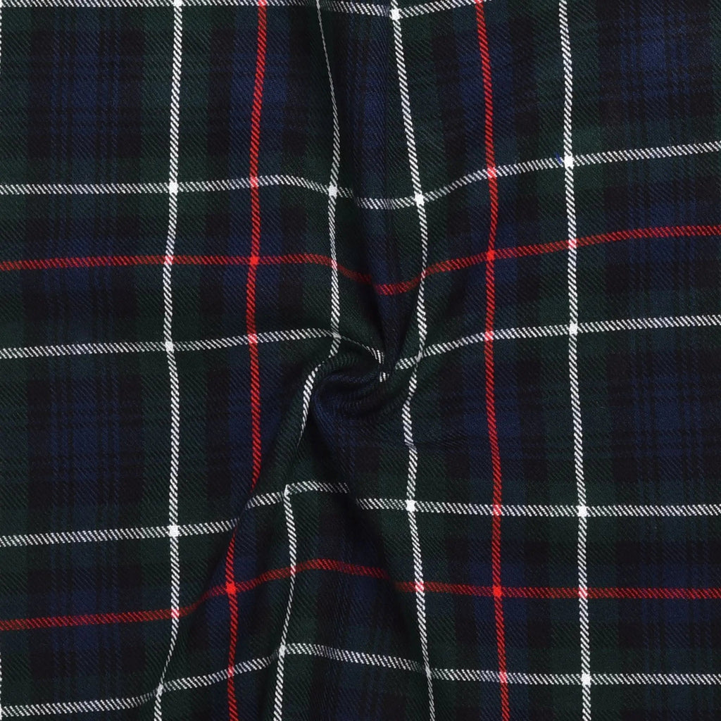 Scottish 13oz Tartan Plaid Fabric By The Yard - Mackenzie Tartan All Safe International