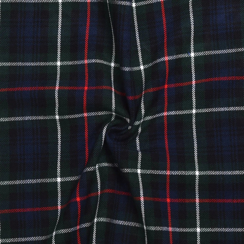 Scottish 13oz Tartan Plaid Fabric By The Yard - Mackenzie Tartan All Safe International