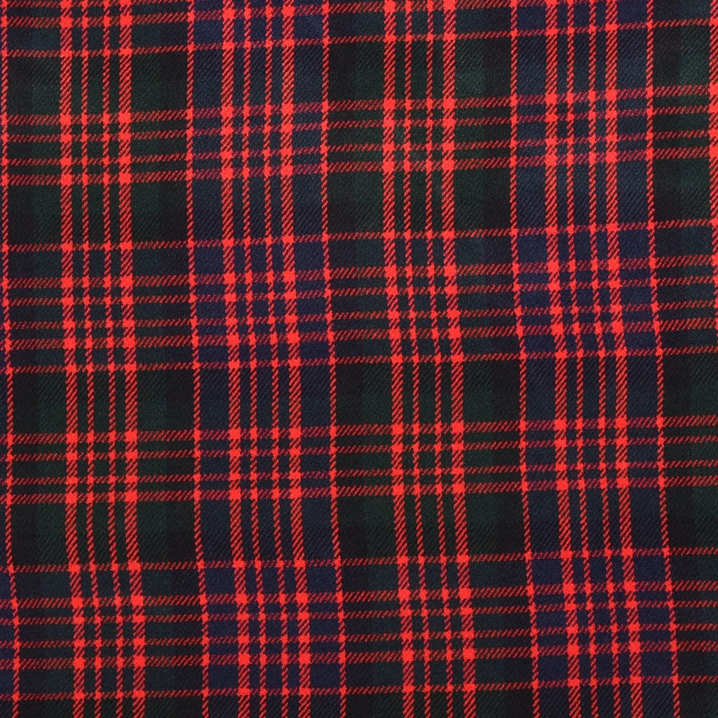 Scottish 13oz Tartan Plaid Fabric By The Yard - Macdonald Tartan All Safe International