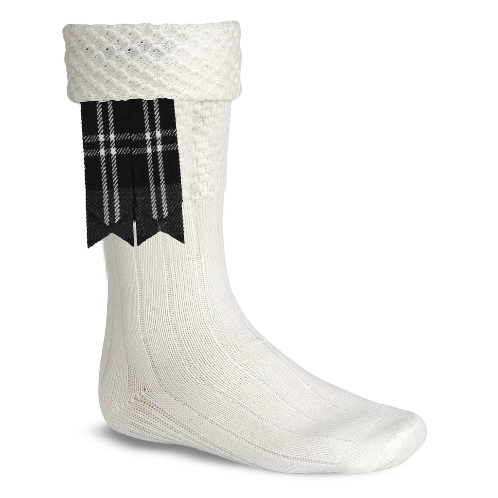 Scottish Tartan Kilt Flashes with Elastic Adjusters Granite All Safe International