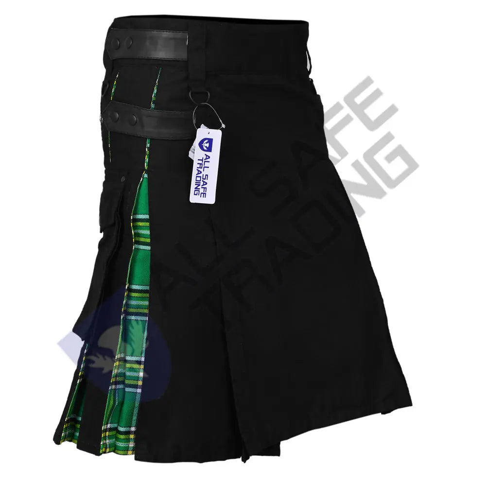 Men’s Irish Heritage Tartan Hybrid Utility Kilt All Safe International
