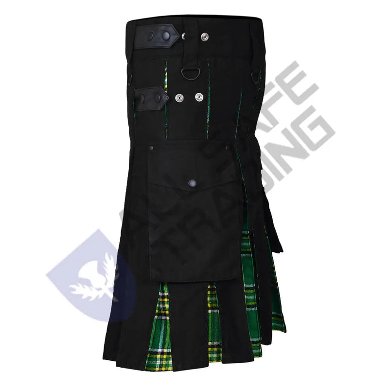 Men’s Irish Heritage Tartan Hybrid Utility Kilt All Safe International