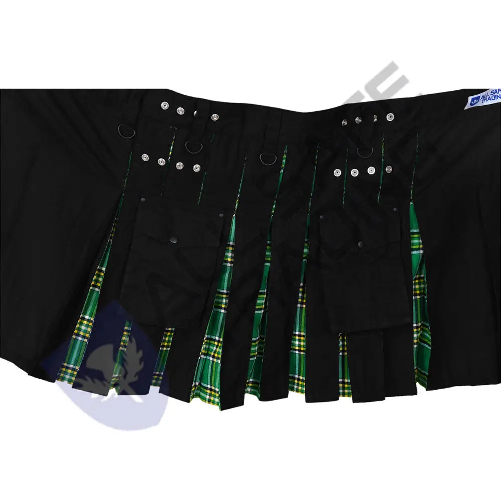 Men’s Irish Heritage Tartan Hybrid Utility Kilt All Safe International