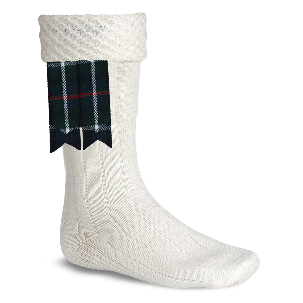Scottish Tartan Kilt Flashes with Elastic Adjusters Mackenzie All Safe International
