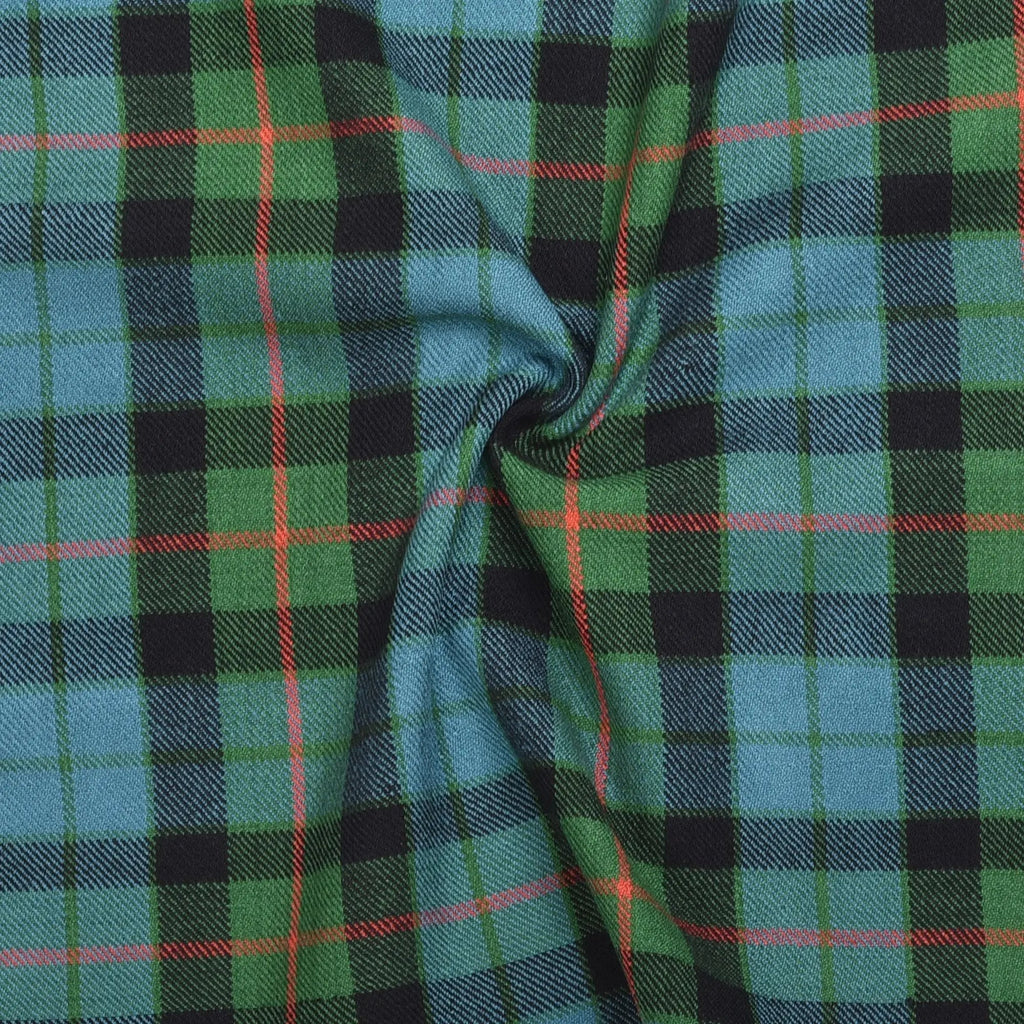 Scottish 13oz Tartan Plaid Fabric By The Yard - Gunn Ancient Tartan All Safe International