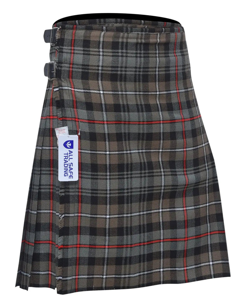 Men's 8 Yard Kilt for Men, Men's Deluxe Kilt, Scottish Tartan Kilt, Highland Wedding Kilt, Mackenzie Weathered Kilt All Safe International