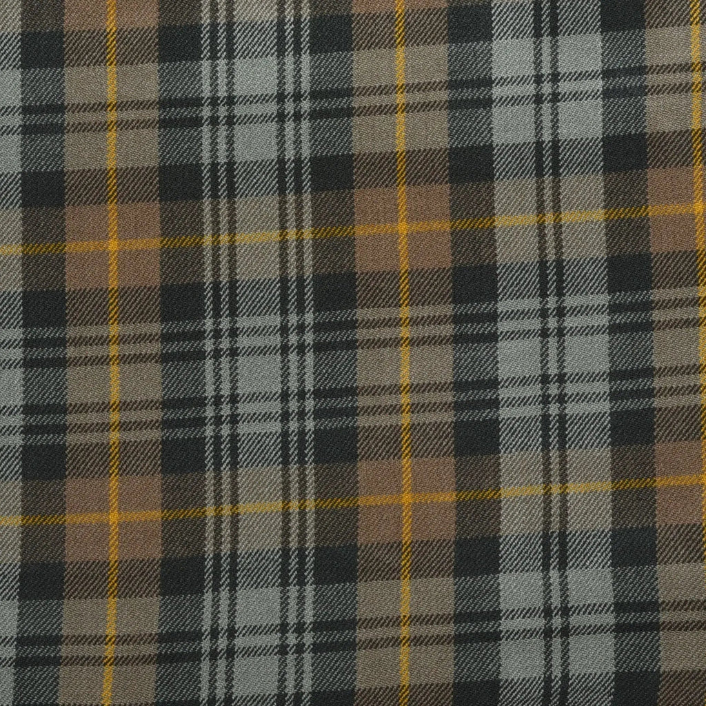 Scottish 13oz Tartan Plaid Fabric By The Yard - Gordon Weathered Tartan All Safe International