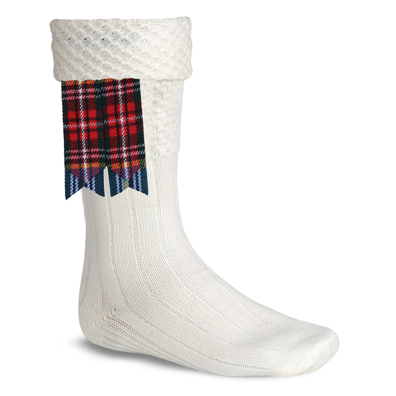 Scottish Tartan Kilt Flashes with Elastic Adjusters Macbeth All Safe International