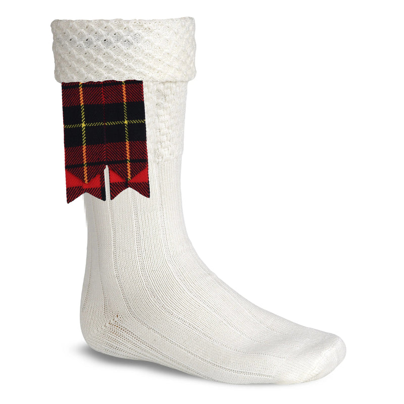 Scottish Tartan Kilt Flashes with Elastic Adjusters Wallace All Safe International