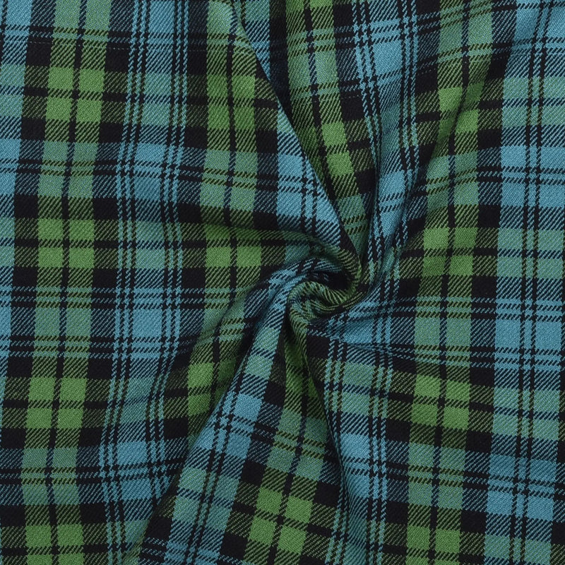 Scottish 13oz Tartan Plaid Fabric By The Yard - Campbell Ancient Tartan All Safe International