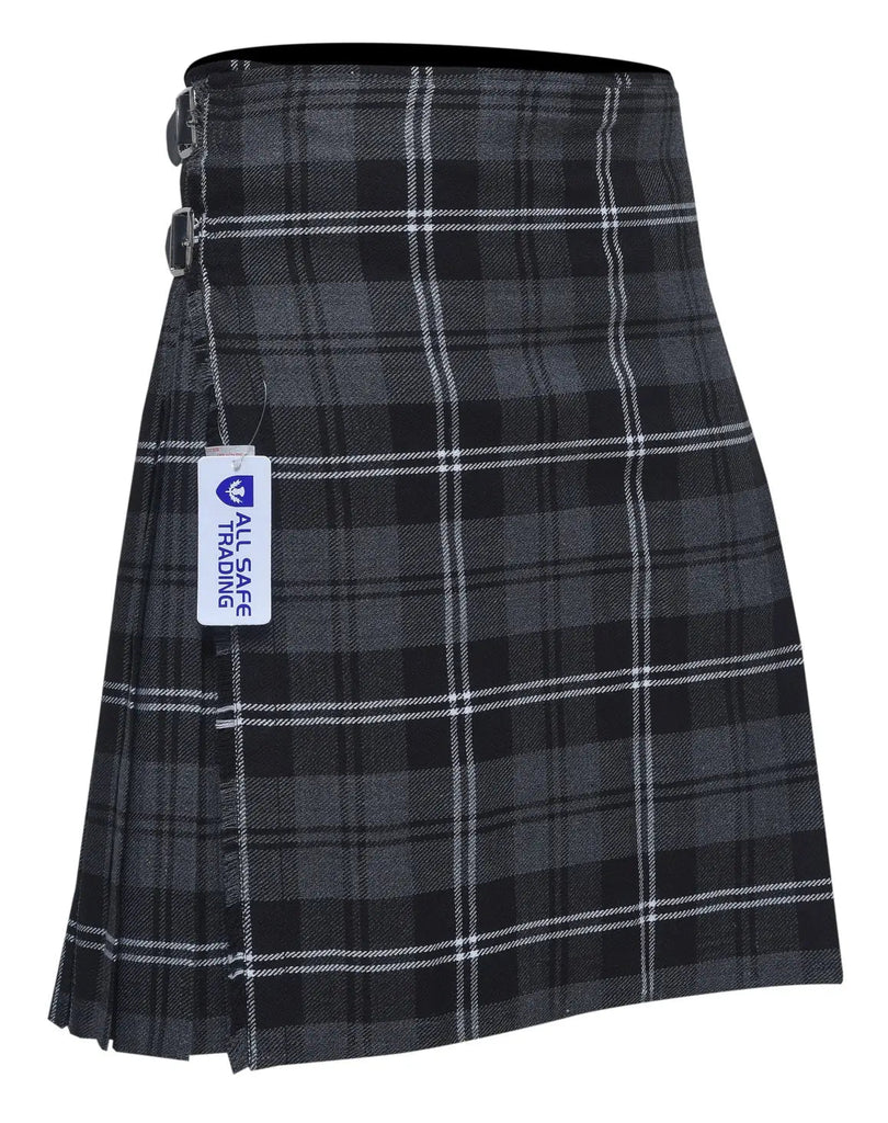 Men's 8 Yard Kilt for Men, Men's Deluxe Kilt, Scottish Tartan Kilt, Highland Wedding Kilt, Granite Kilt All Safe International