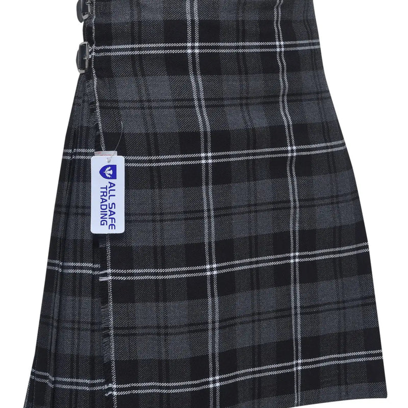 Men's 8 Yard Kilt for Men, Men's Deluxe Kilt, Scottish Tartan Kilt, Highland Wedding Kilt, Granite Kilt All Safe International