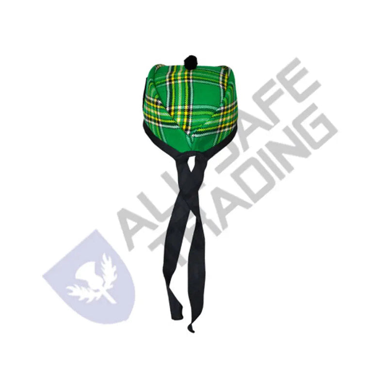 Scottish Irish Heritage Glengarry Hat with Red Pompom All Safe International