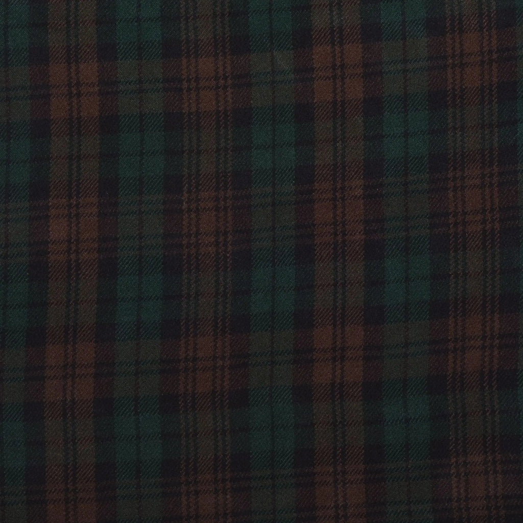 Scottish 13oz Tartan Plaid Fabric By The Yard - Brown Watch Tartan All Safe International