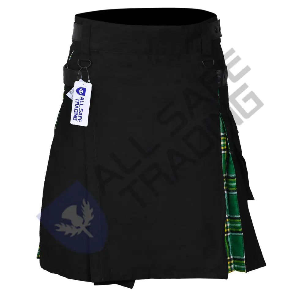 Men’s Irish Heritage Tartan Hybrid Utility Kilt All Safe International