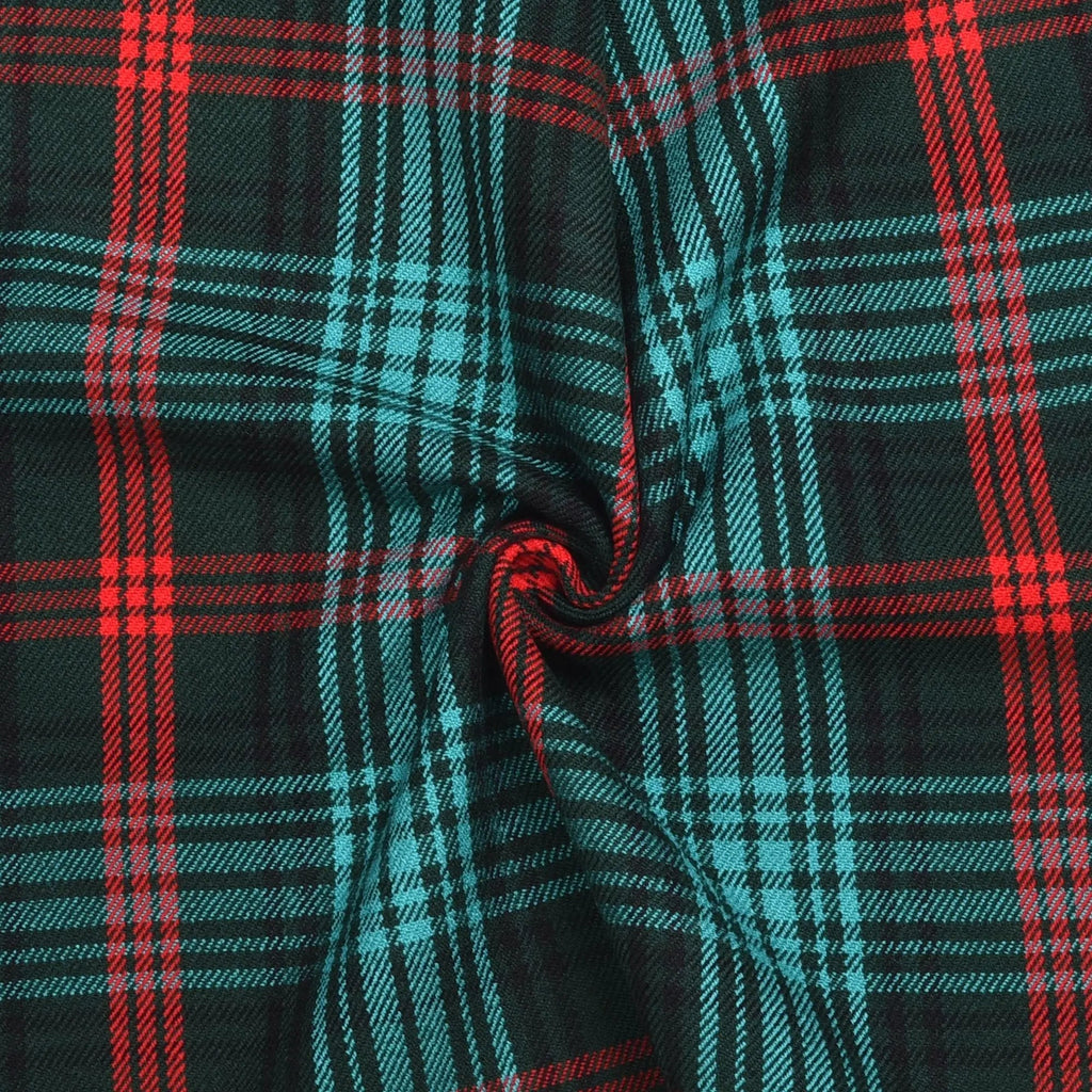 Scottish 13oz Tartan Plaid Fabric By The Yard - Ross Hunting Tartan All Safe International