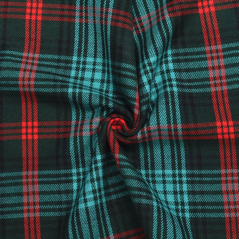 Scottish 13oz Tartan Plaid Fabric By The Yard - Ross Hunting Tartan All Safe International