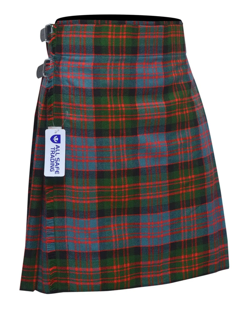 Men's 5 Yard Scottish Tartan Kilt, Highland Wedding Kilt, Macdonald Ancient Tartan Kilt All Safe International