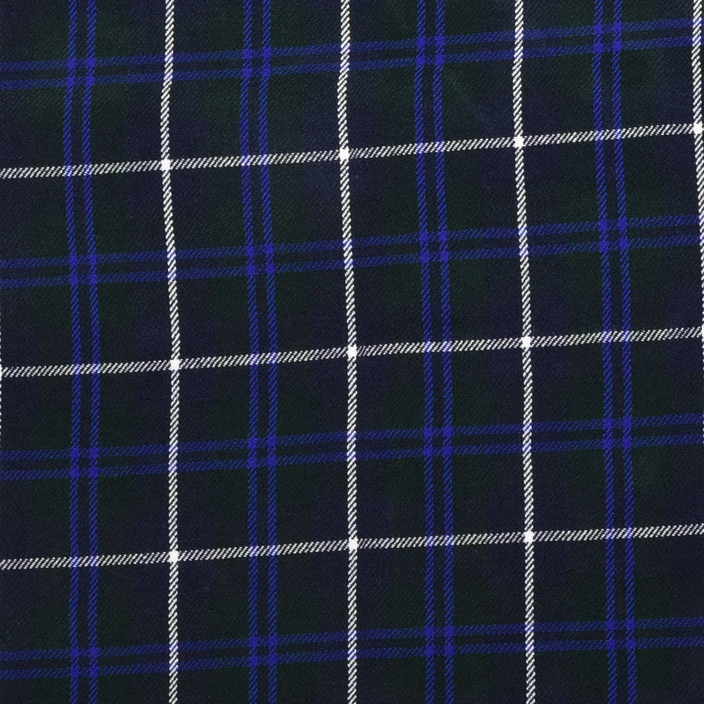 Scottish 13oz Tartan Plaid Fabric By The Yard - Blue Douglas Tartan All Safe International