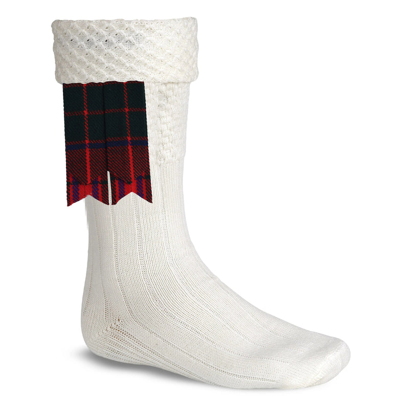 Scottish Tartan Kilt Flashes with Elastic Adjusters Robertson All Safe International