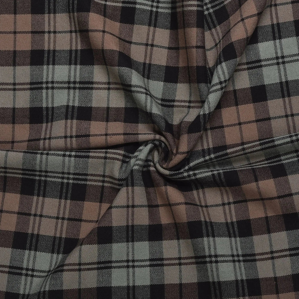 Scottish 16oz Tartan Plaid Fabric By The Yard - Black Watch Weathered Tartan All Safe International