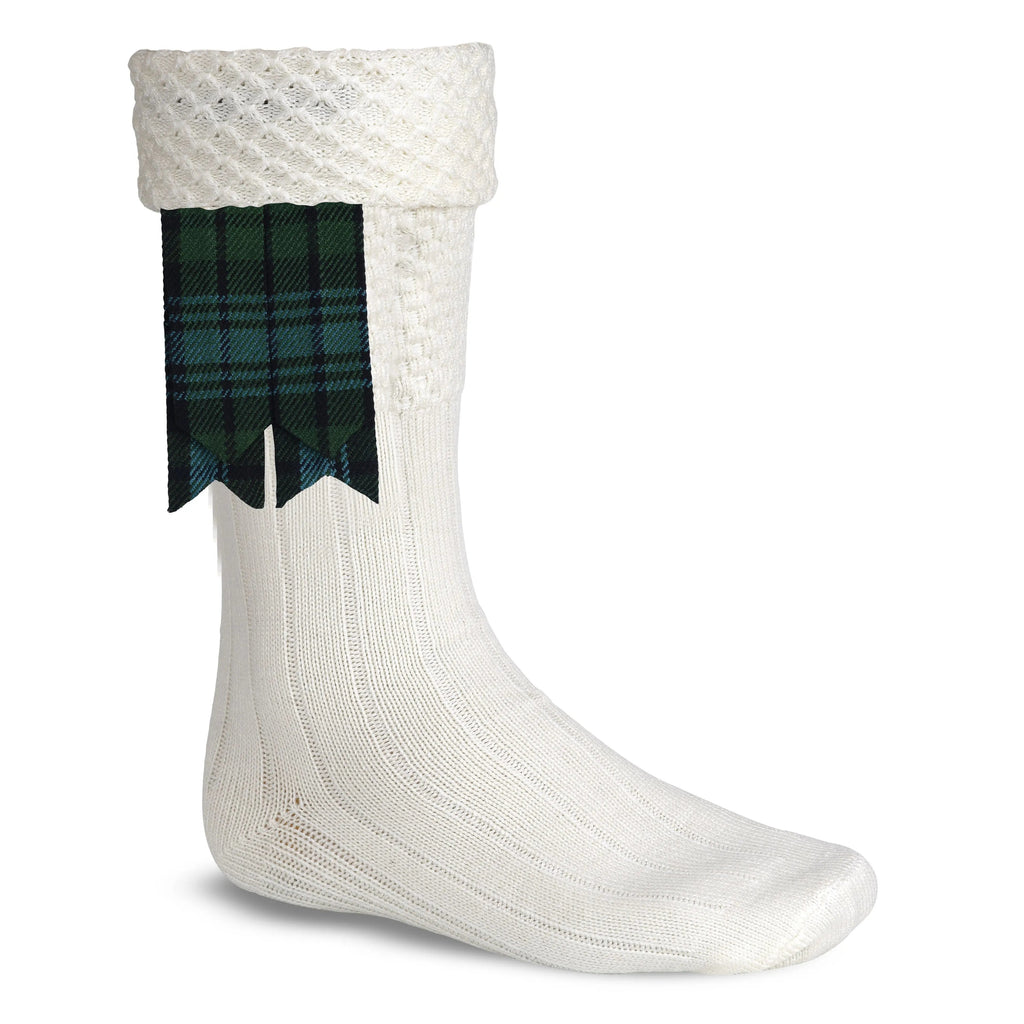 Scottish Tartan Kilt Flashes with Elastic Adjusters Campbell Ancient All Safe International