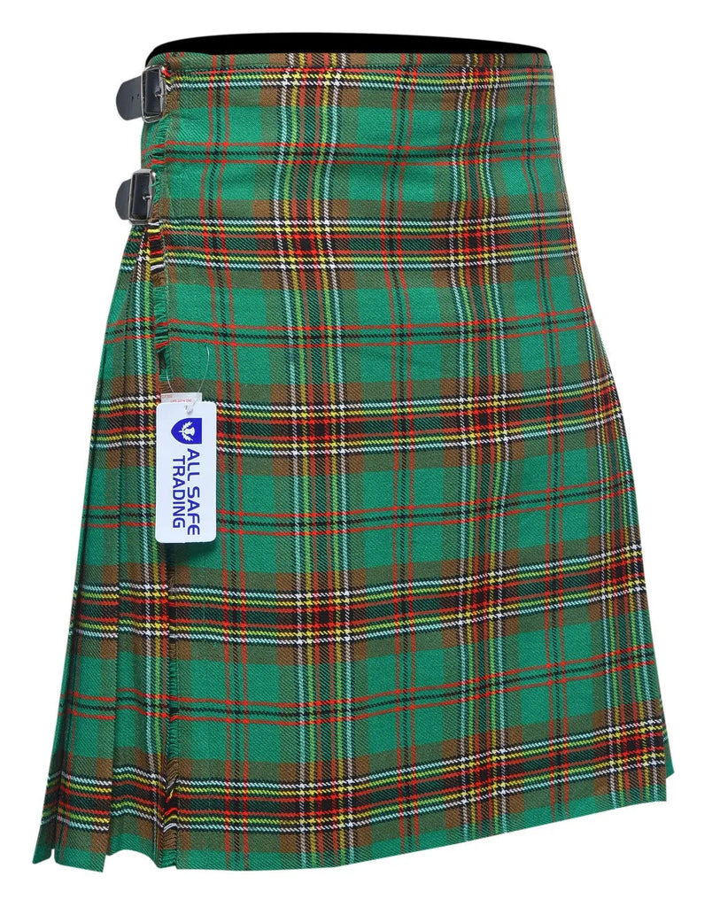 Men's 8 Yard Kilt for Men, Men's Deluxe Kilt, Scottish Tartan Kilt, Highland Wedding Kilt, Tara Murphy Kilt All Safe International