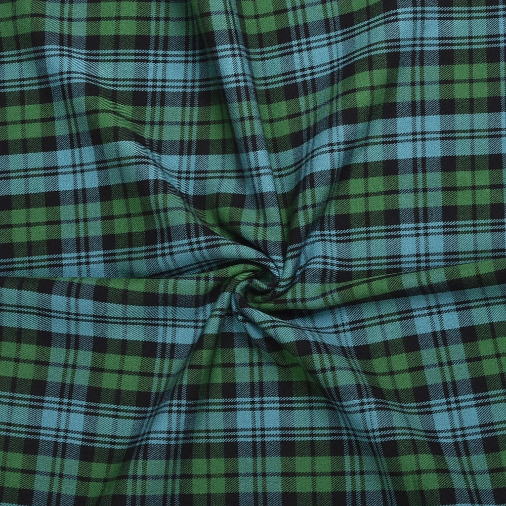 Scottish 16oz Tartan Plaid Fabric By The Yard - Campbell Ancient Tartan All Safe International