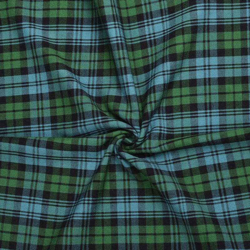 Scottish 16oz Tartan Plaid Fabric By The Yard - Campbell Ancient Tartan All Safe International