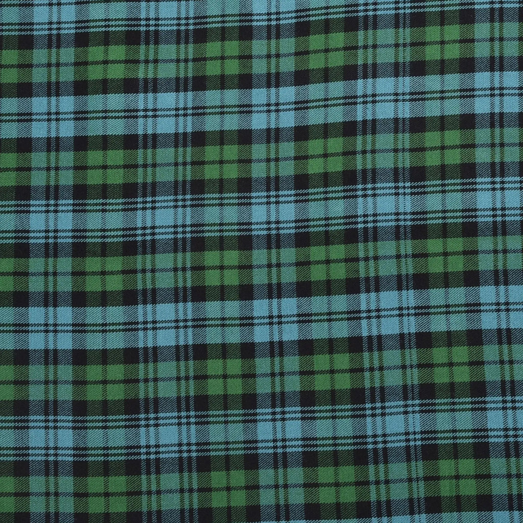 Scottish 16oz Tartan Plaid Fabric By The Yard - Campbell Ancient Tartan All Safe International