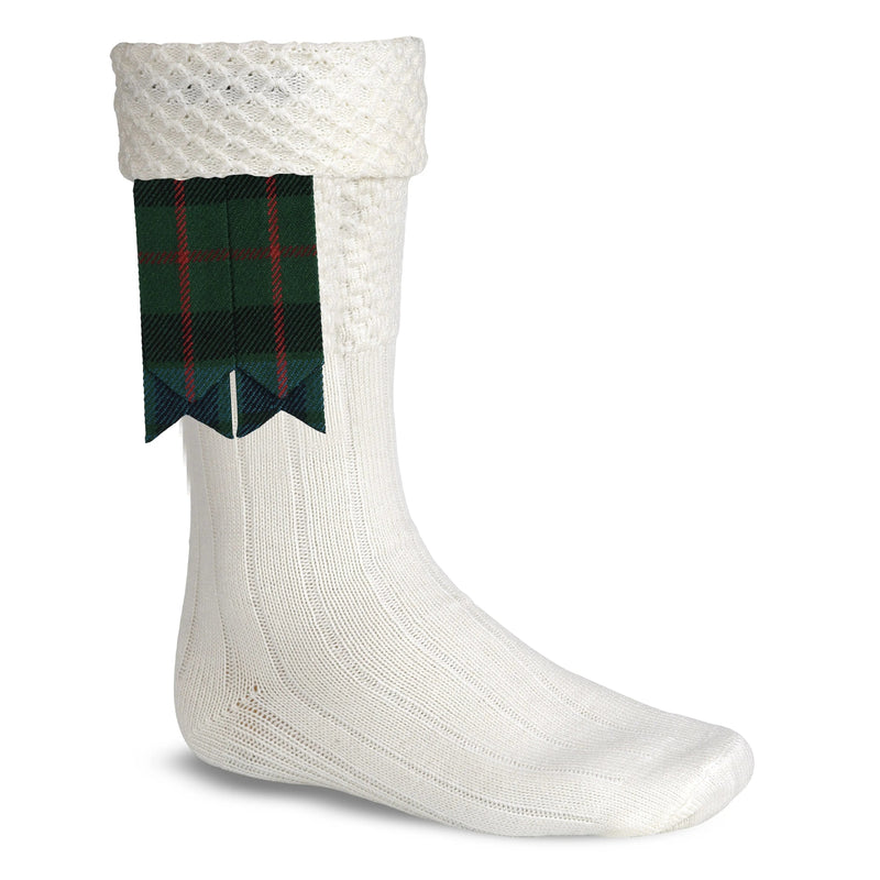 Scottish Tartan Kilt Flashes with Elastic Adjusters Gunn Ancient All Safe International