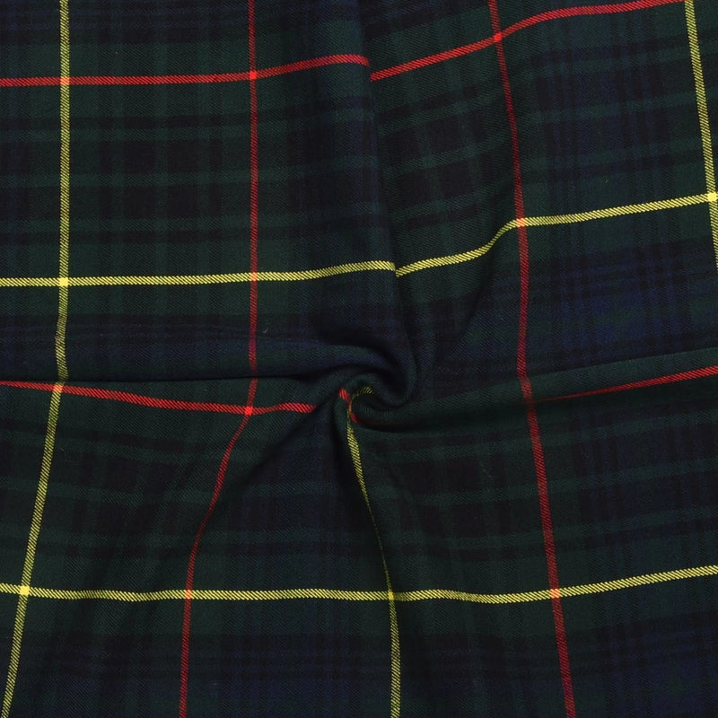 Scottish 16oz Tartan Plaid Fabric By The Yard - Hunting Stewart Tartan All Safe International