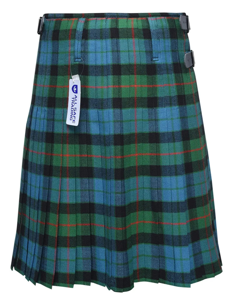 Men's 8 Yard Kilt for Men, Men's Deluxe Kilt, Scottish Tartan Kilt, Highland Wedding Kilt, Gunn Ancient Kilt All Safe International