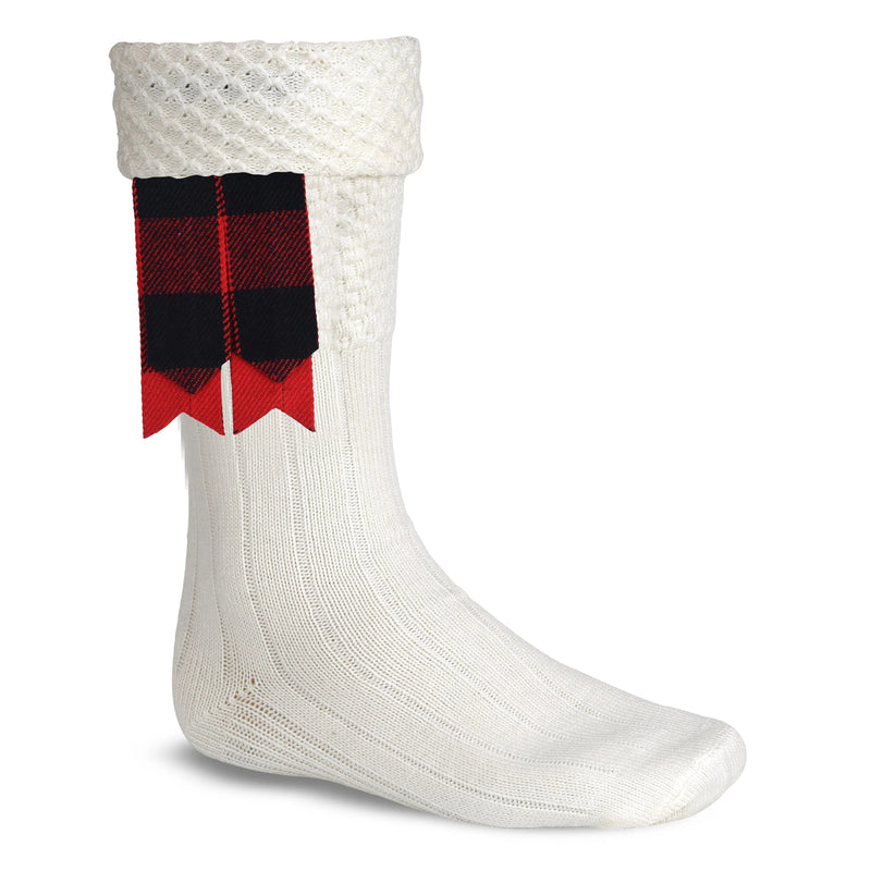 Scottish Tartan Kilt Flashes with Elastic Adjusters Rob Roy All Safe International
