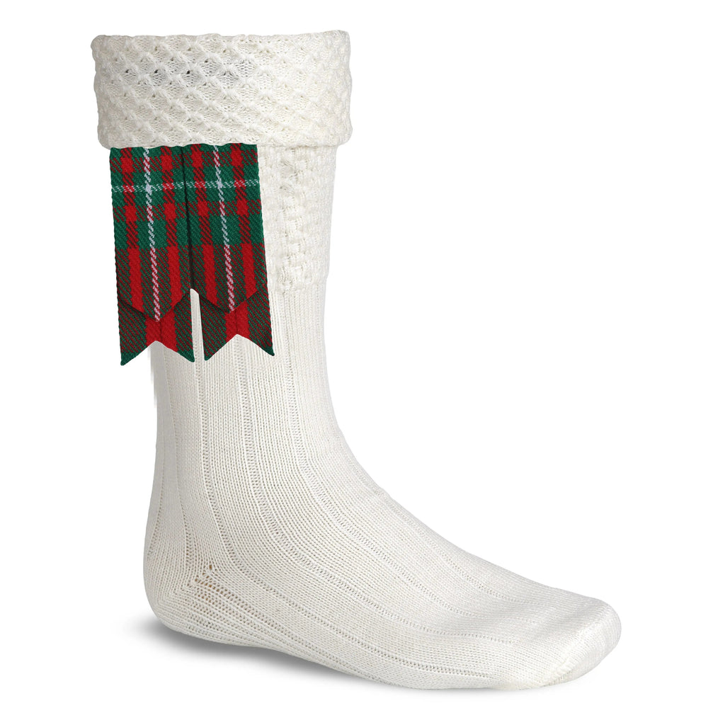 Scottish Tartan Kilt Flashes with Elastic Adjusters Macgregor All Safe International