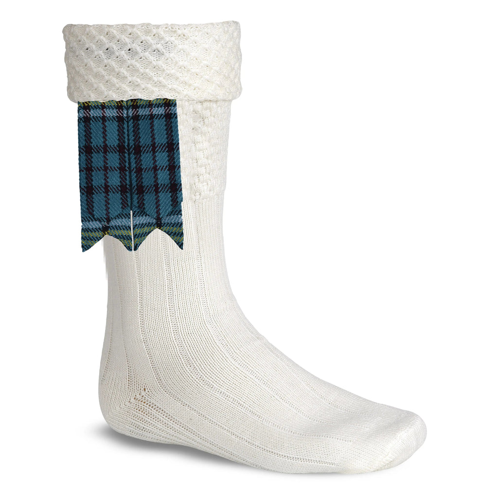 Scottish Tartan Kilt Flashes with Elastic Adjusters Anderson All Safe International